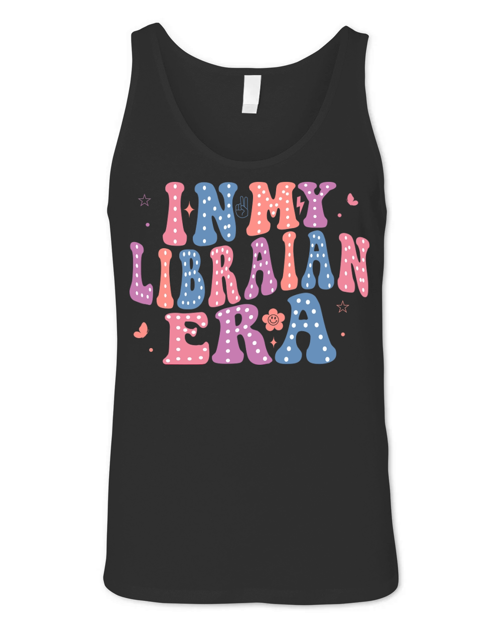 In My Librarian Era wavy02 Unisex Jersey Tank