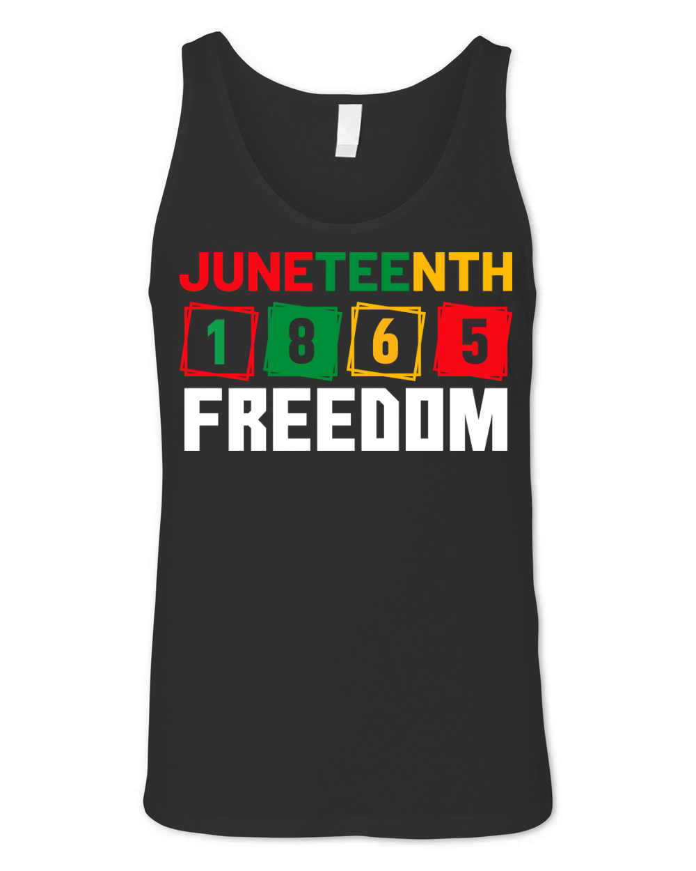 Juneteenth 1865 freedom Unisex Jersey Tank
