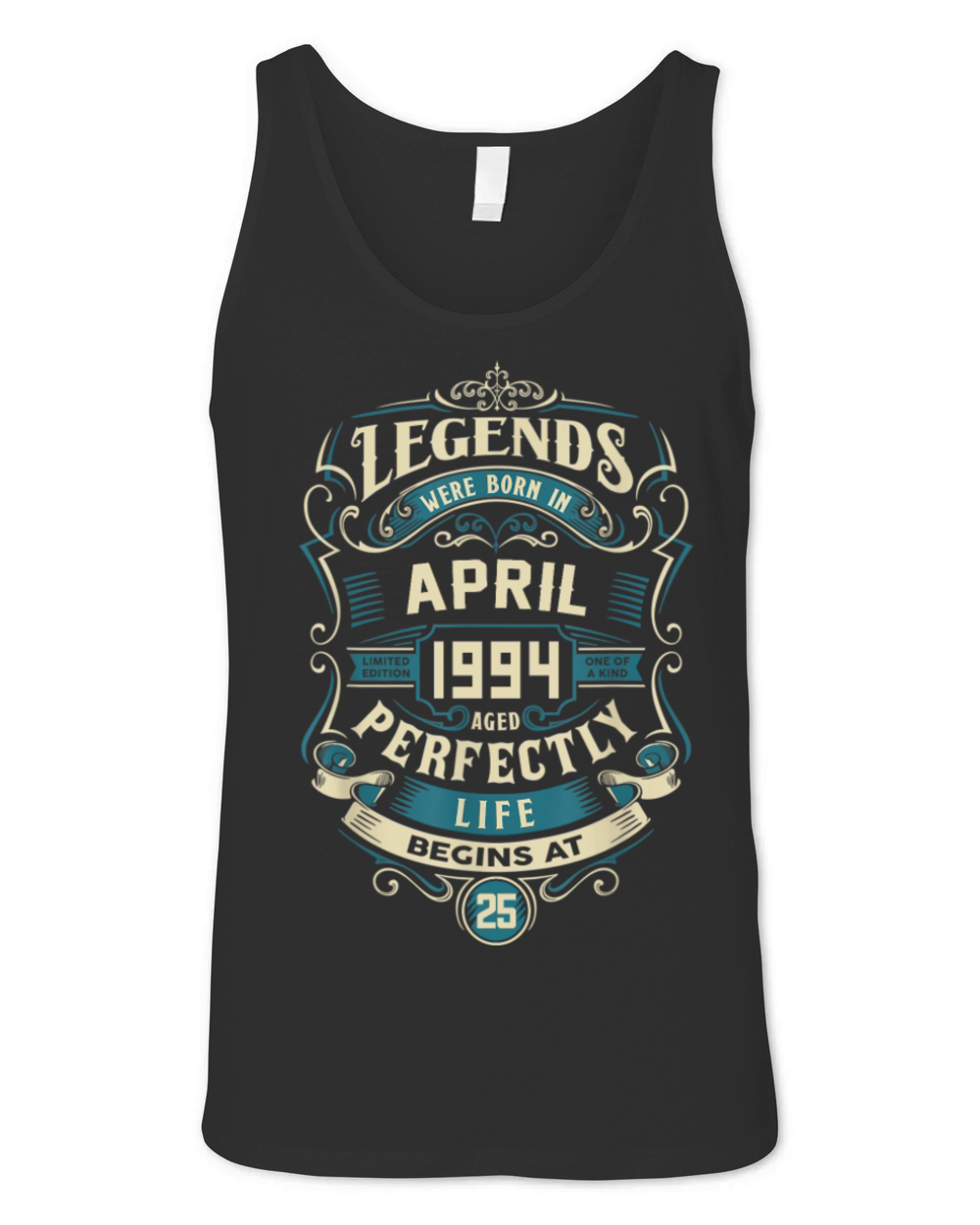 Retro Vintage April 1994 birthday Unisex Jersey Tank