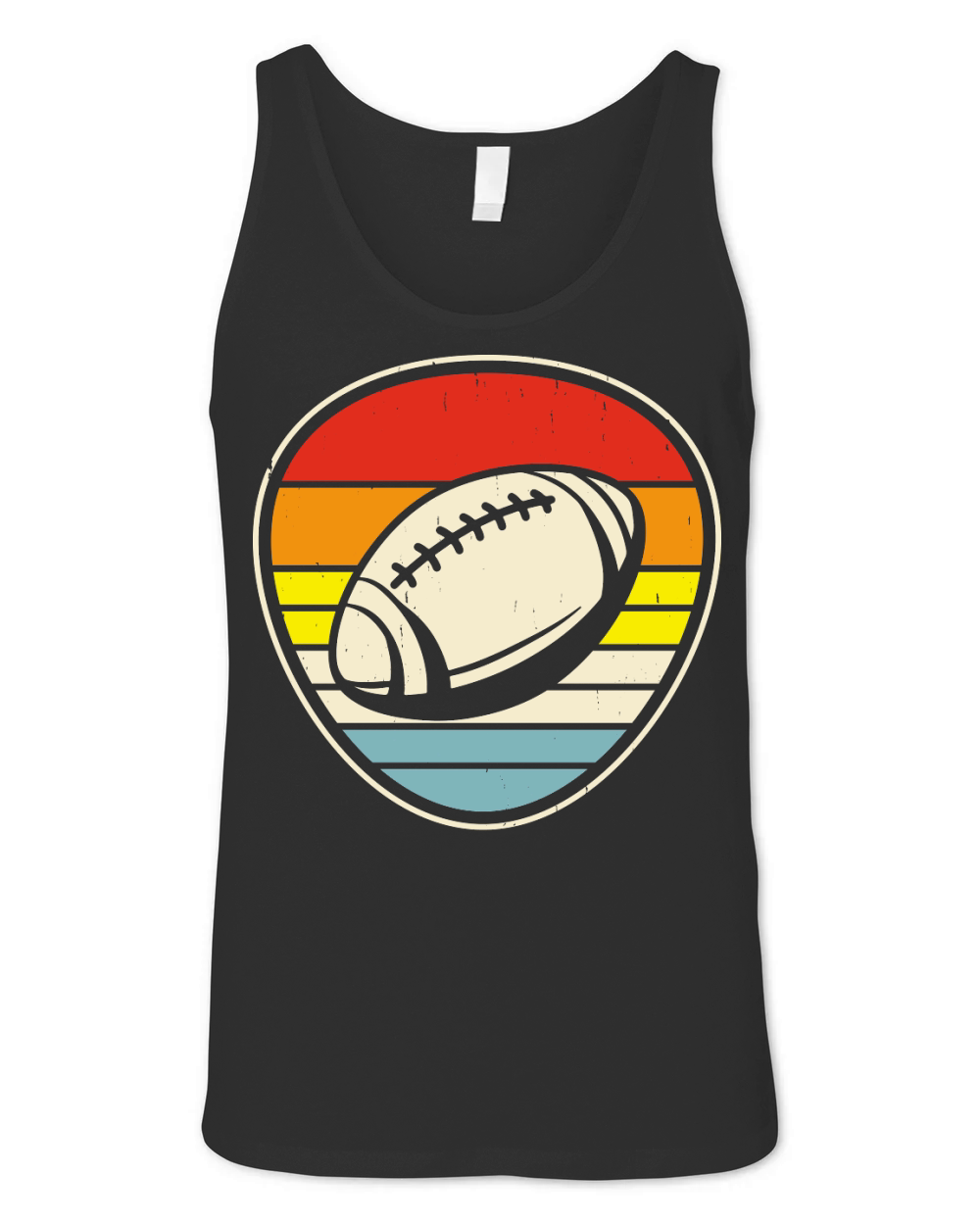Vintage Rugby Player Unisex Jersey Tank