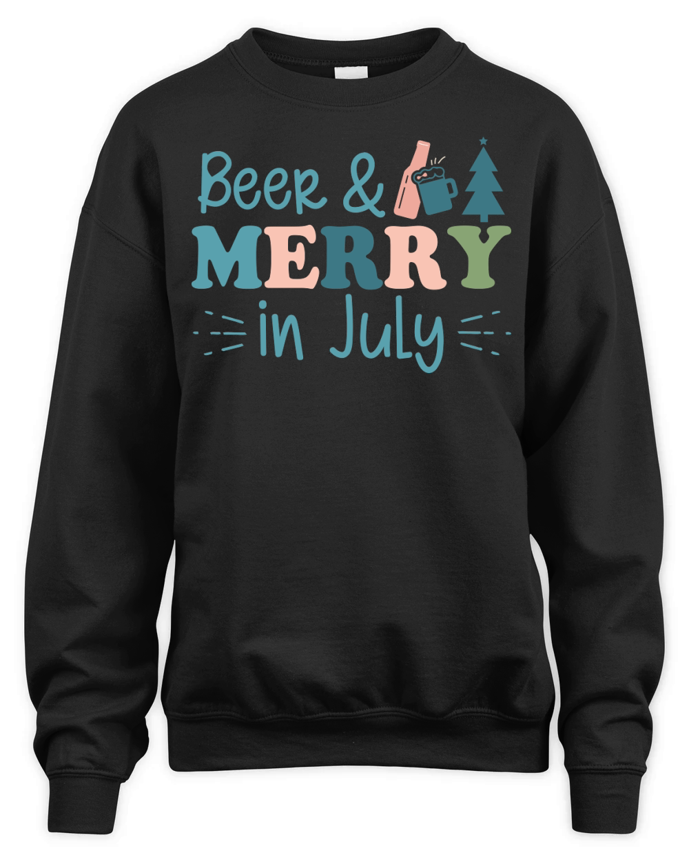 beer and merry in July 02 Unisex Premium Crewneck Sweatshirt