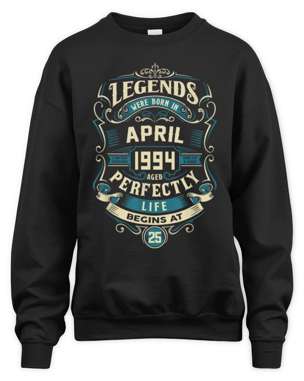 Retro Vintage April 1994 birthday Unisex Premium Crewneck Sweatshirt