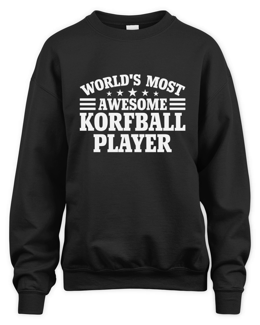 Worlds Most Awesome Korfball Player Unisex Premium Crewneck Sweatshirt