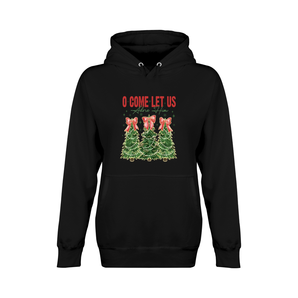 O come let us adore Him Unisex Premium Pullover Hoodie