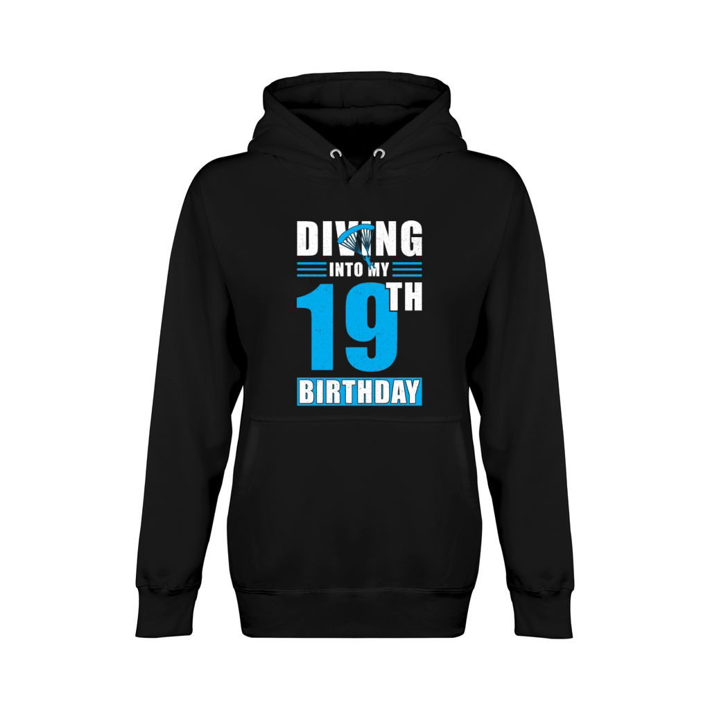 Skydiver Gift 19th Birthday Unisex Premium Pullover Hoodie