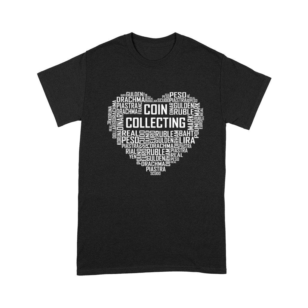 Coin Collecting Heart Unisex T-Shirt