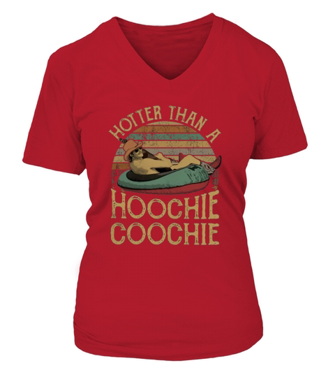 Alan Jackson Hotter than a Hoochie Coochie ugly Christmas V-neck T-Shirt Woman