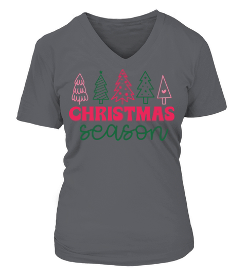christmas season 9 02 V-neck T-Shirt Woman