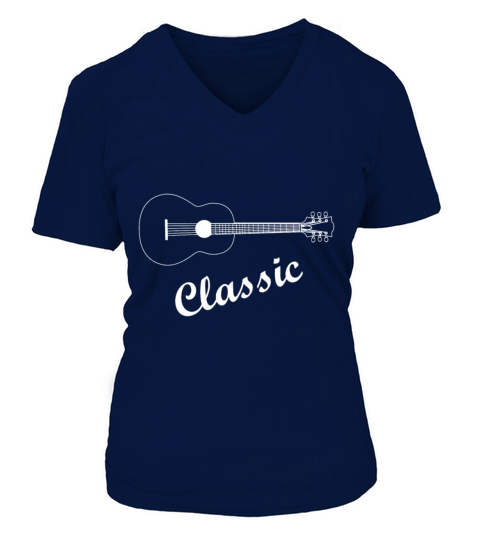 Guitar Classic - Guitar guitarist guitar electric V-neck T-Shirt Woman