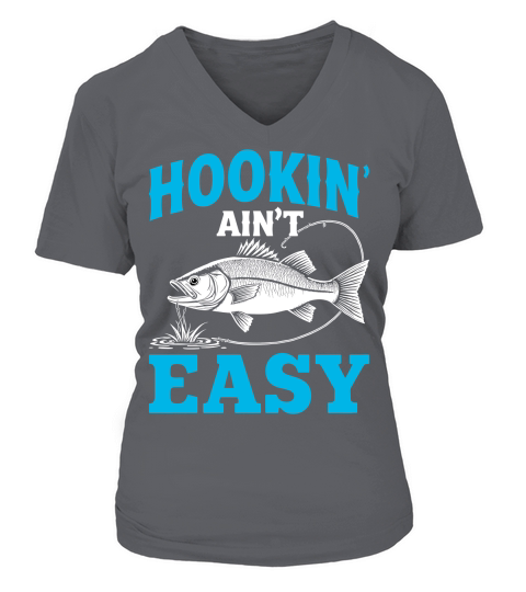 Hookin V-neck T-Shirt Woman