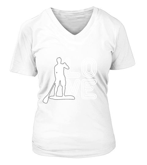 Stand up paddle V-neck T-Shirt Woman