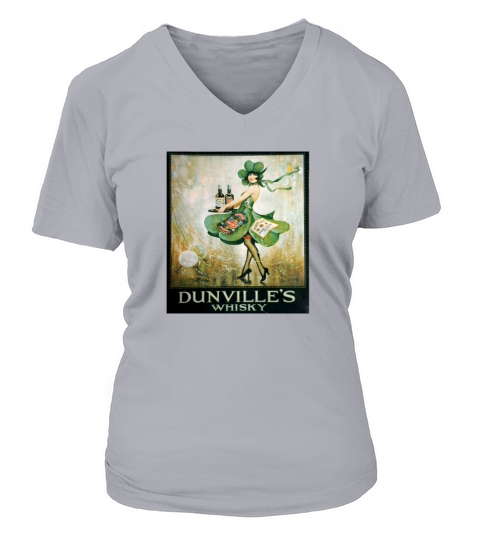 vintage Irish whiskey V-neck T-Shirt Woman