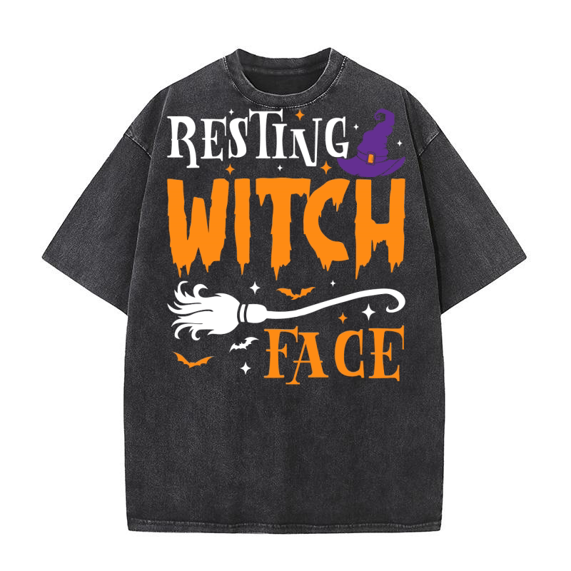 385. resting witch face Washed T-Shirt