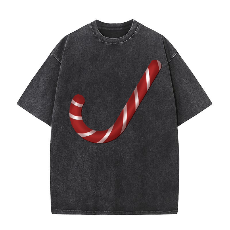Candy Canes 1 Washed T-Shirt