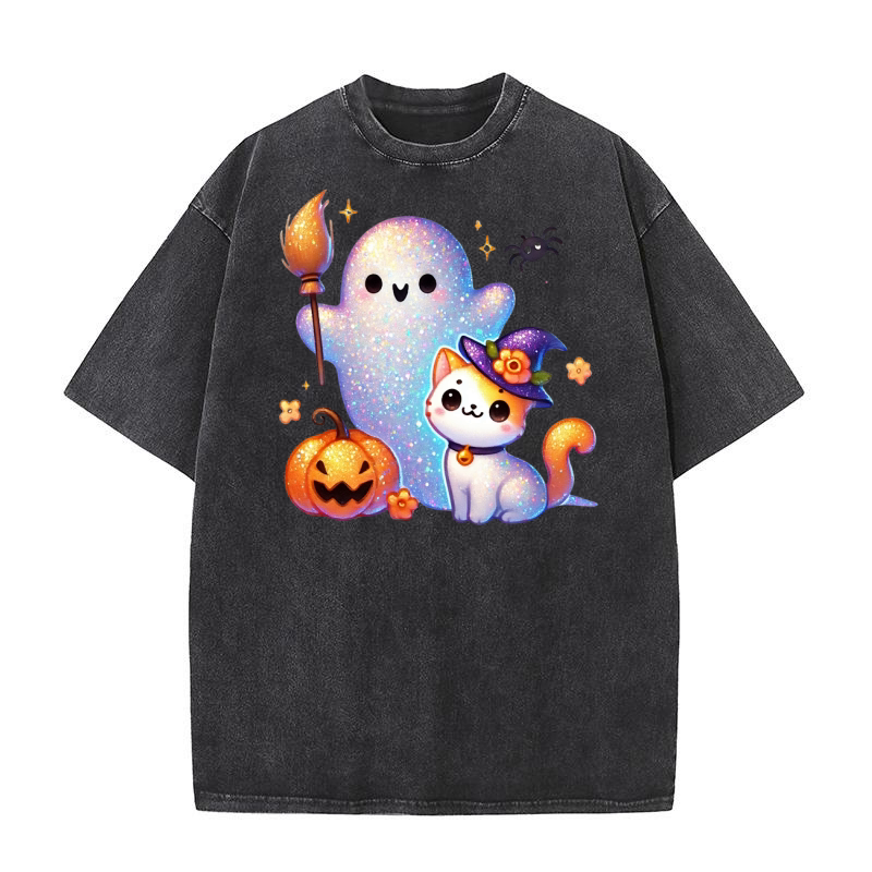 halloween boo 4 Washed T-Shirt