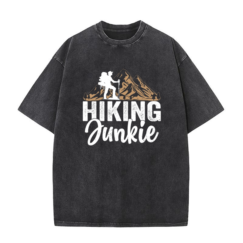 HIKING JUNKIE Washed T-Shirt