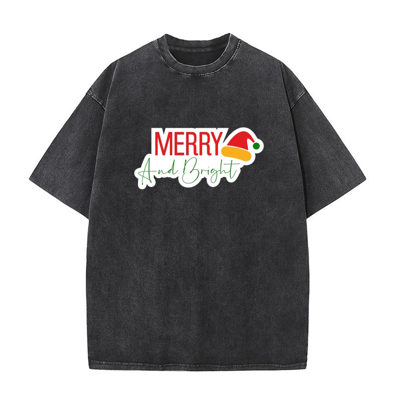 Merry and Bright Washed T-Shirt