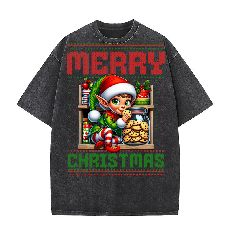 Merry christmas 59 23 Washed T-Shirt