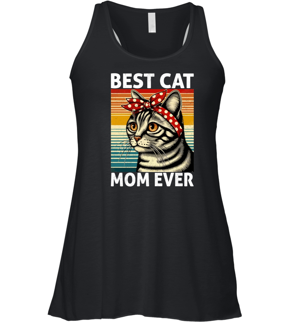 BEST CAT MOM EVER Women's Flowy Tank Top