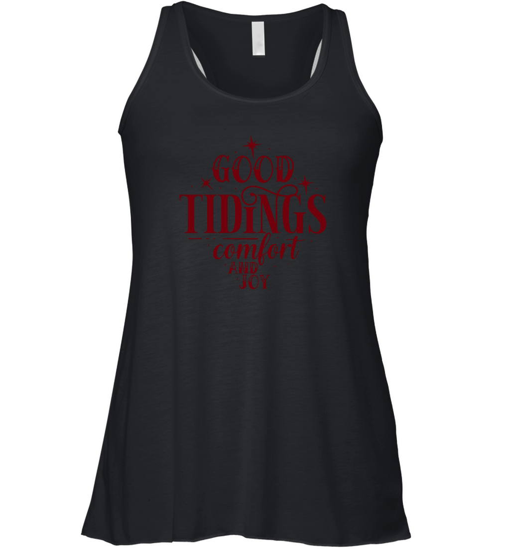 Good tidings comfort and joy Women's Flowy Tank Top