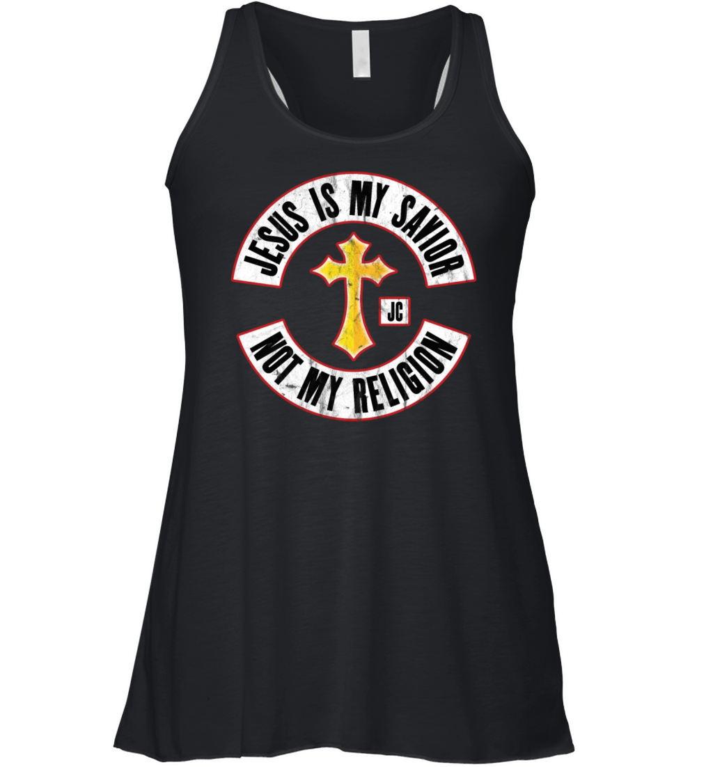 Jesus Is My Savior Not My Religion Women's Flowy Tank Top