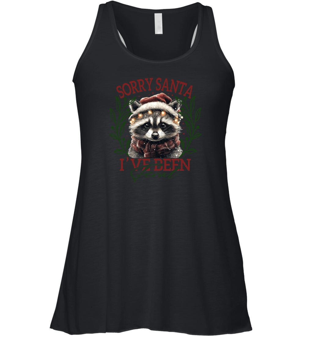 Sorry Santa Ive Been Feral Women's Flowy Tank Top