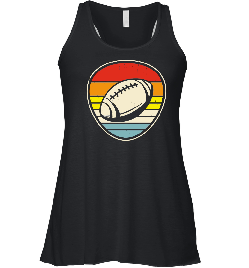 Vintage Rugby Player Women's Flowy Tank Top