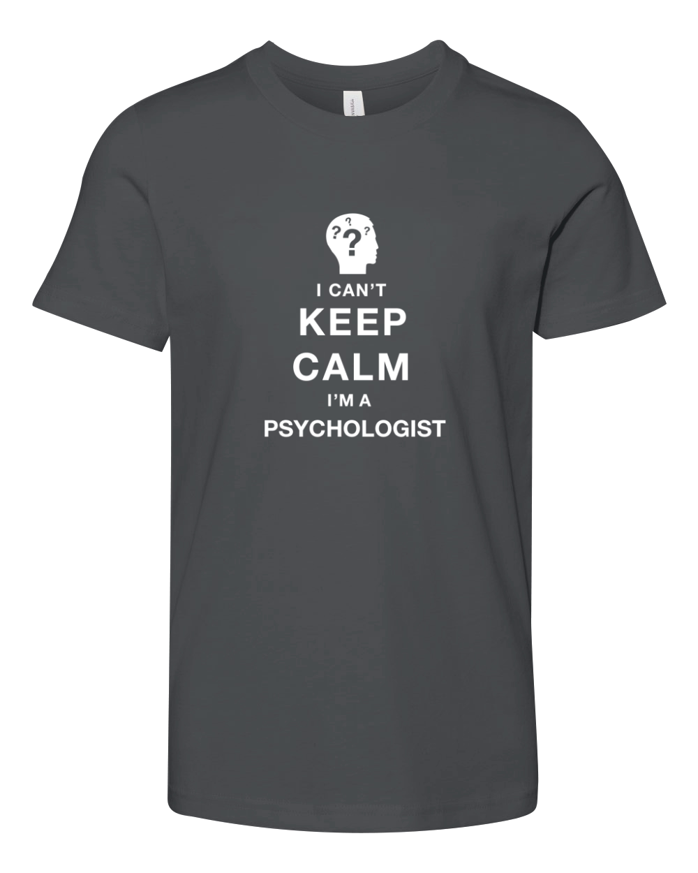 I CAN_T KEEP CALM - physchologist Youth Unisex Jersey Tee