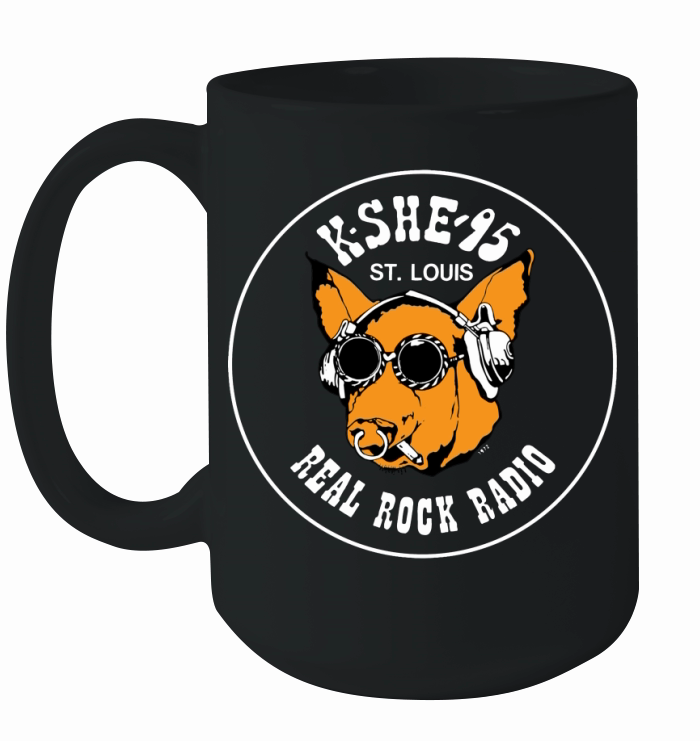 K SHE 95 Real Rock Radio Ceramic Mug