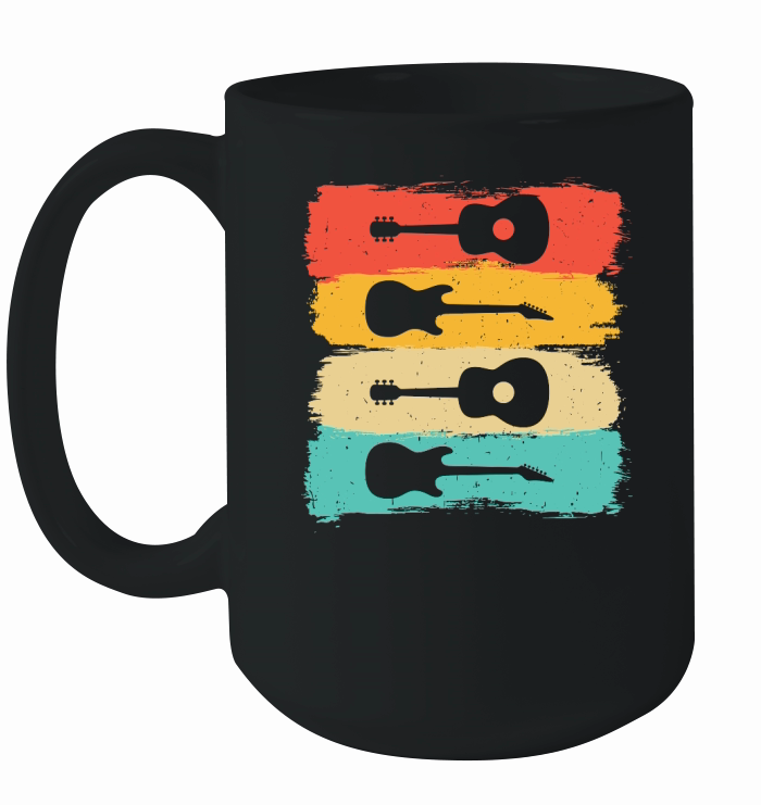 Music Design Vintage Musician Ceramic Mug