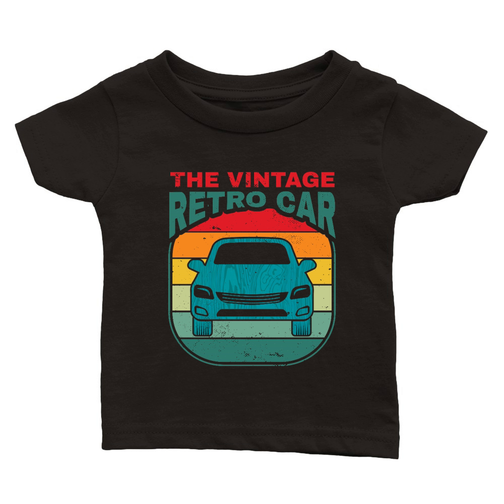 The Vintage Retro Car Classic Baby Crewneck T-shirt