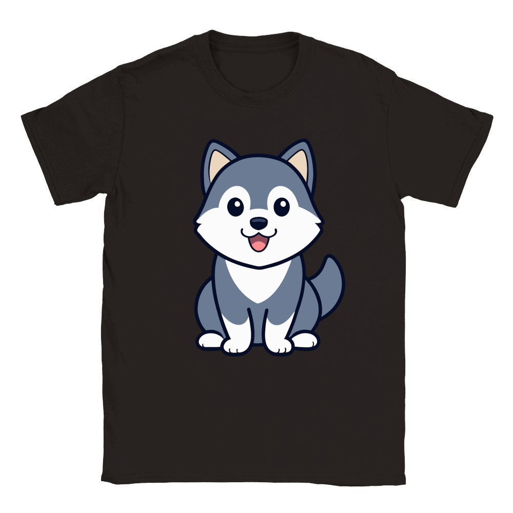Alaskan Malamute 04 Classic Kids Crewneck T-shirt