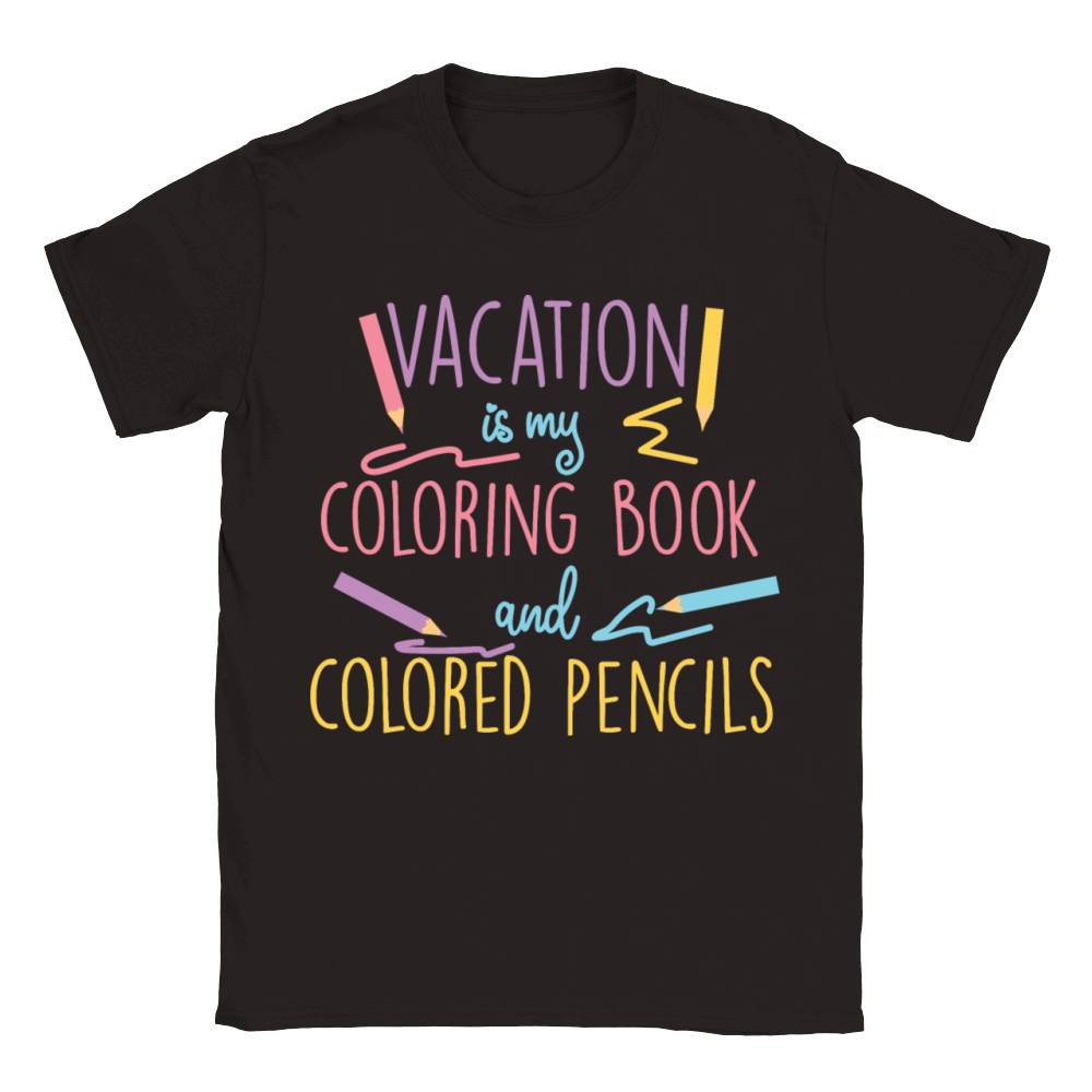 Coloring crayons holiday Classic Kids Crewneck T-shirt