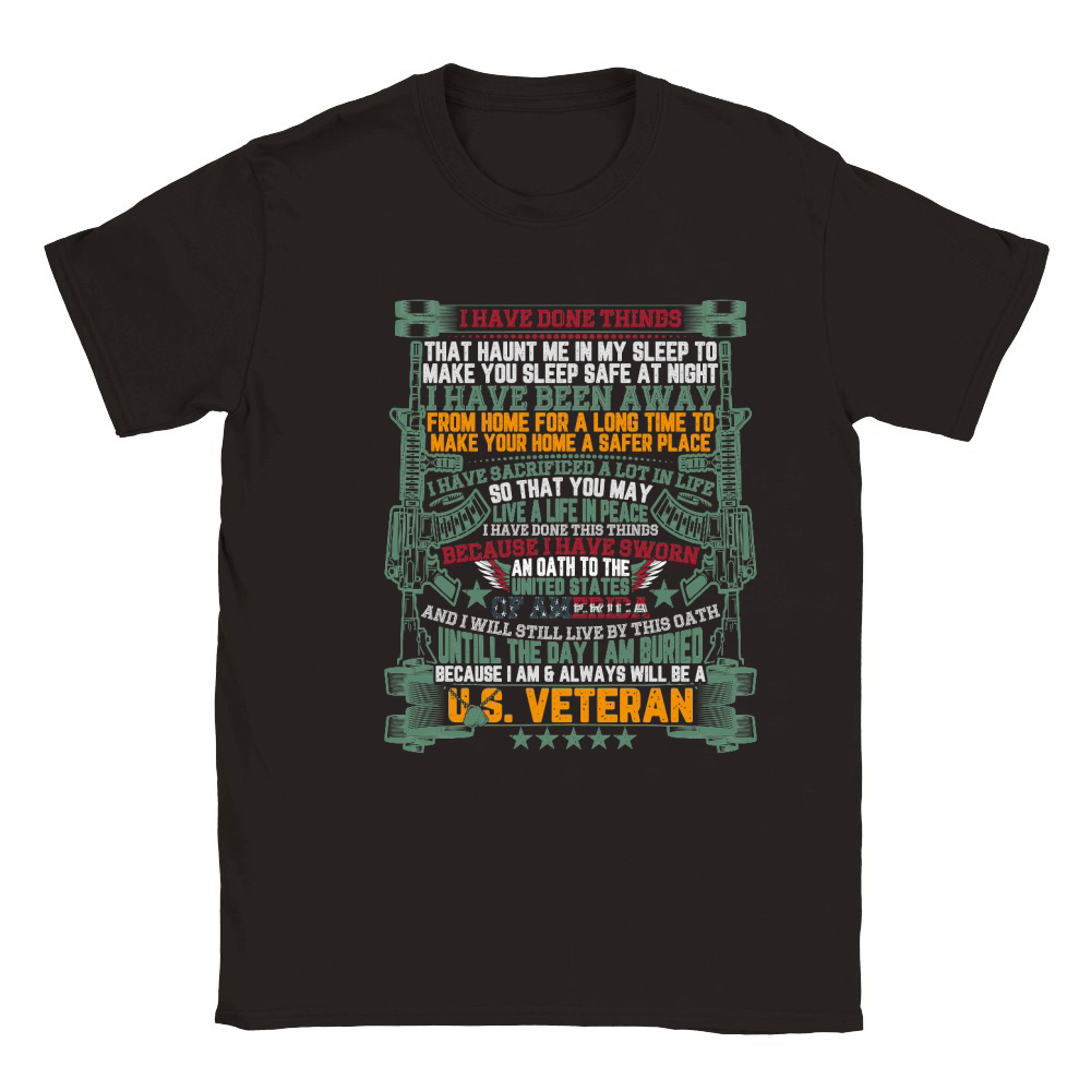 I Have Done Things 4th of July   Veteran 2 Classic Kids Crewneck T-shirt