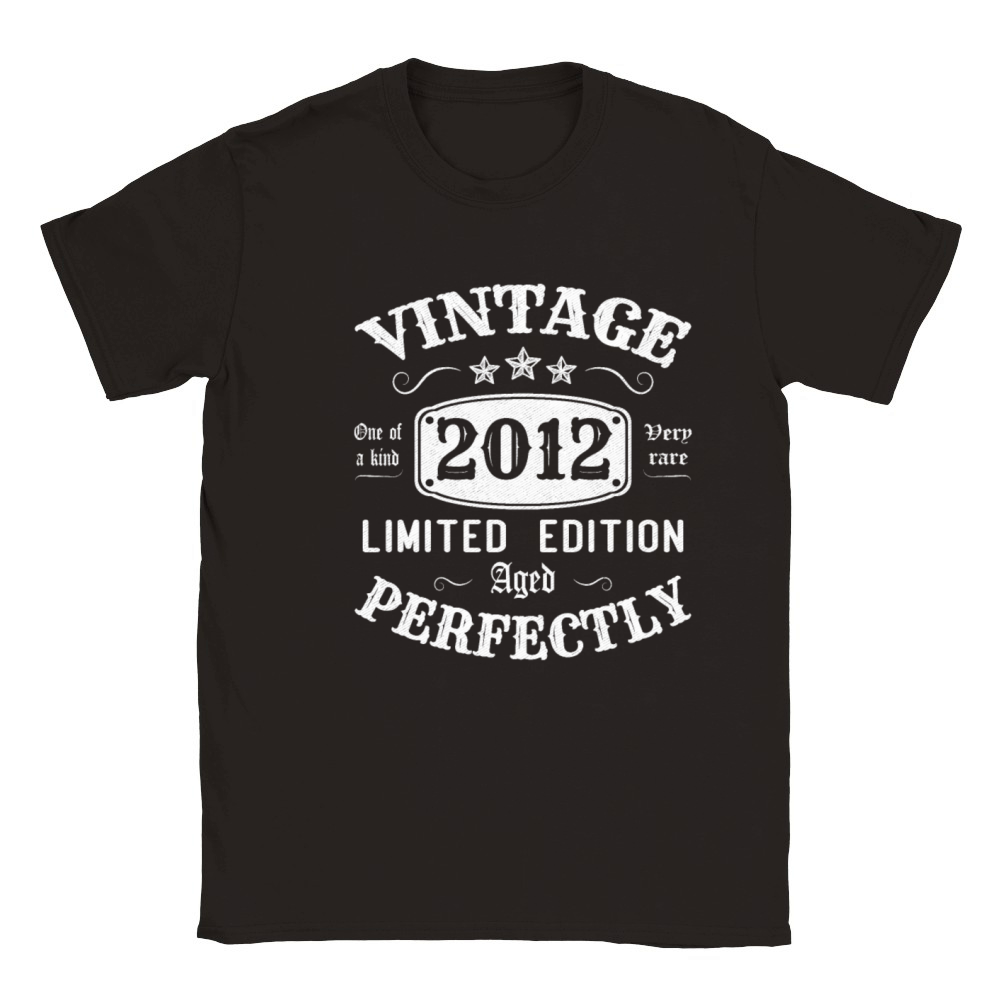 Vintage 2012 Limited Edition Aged Perfectly Classic Kids Crewneck T-shirt