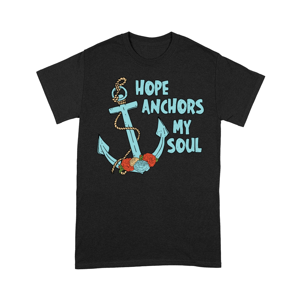 Hope Anchors My Soul Floral Comfort T-shirt