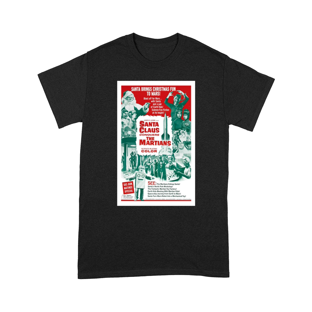 Santa Claus Conquers The Martians Vintage Film Post Comfort T-shirt