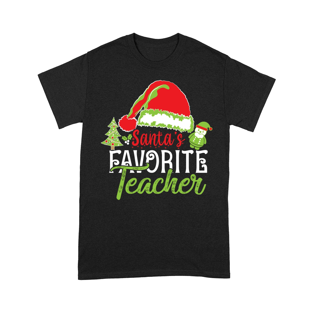 Santas Favorite Teacher 7 Comfort T-shirt