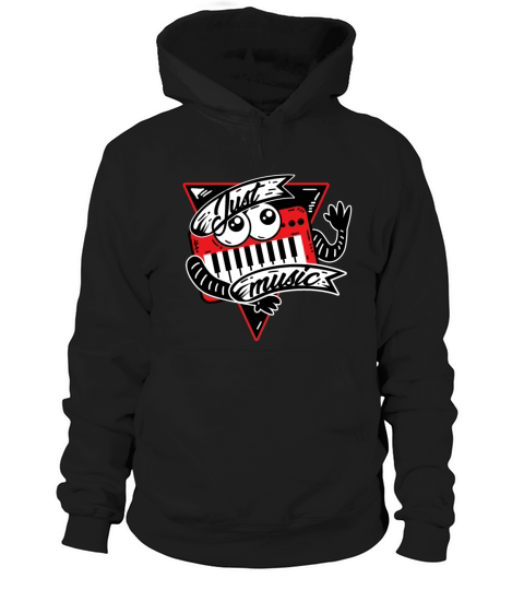 Just music - Keyboard Synthesizer Hoodie Unisex