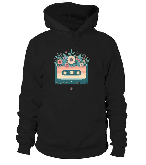 Radio and flowers 02 Hoodie Unisex