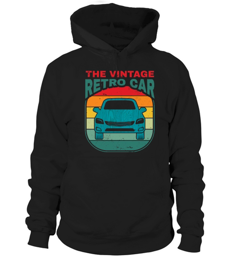 The Vintage Retro Car Hoodie Unisex