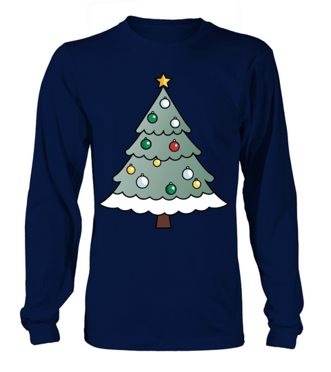 Christmas Tree 5 06 Long sleeved Unisex