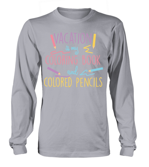 Coloring crayons holiday Long sleeved Unisex