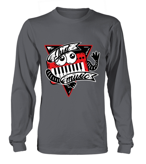 Just music - Keyboard Synthesizer Long sleeved Unisex