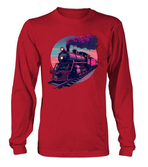Vintage Steam Train 1 Long sleeved Unisex