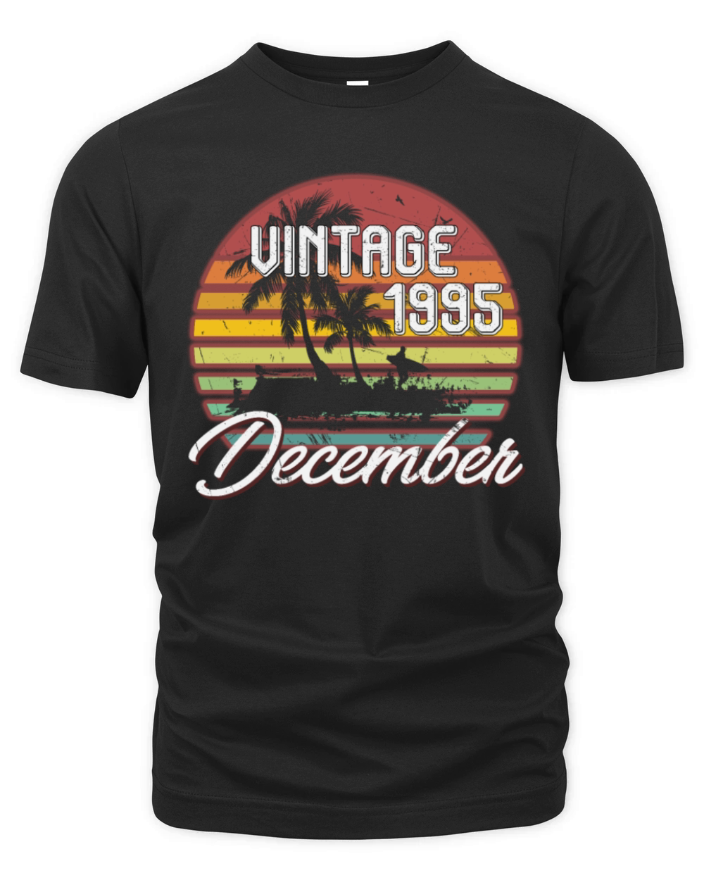 23th Birthday Gifts Retro Vintage December 1995 Organic Unisex T-shirt
