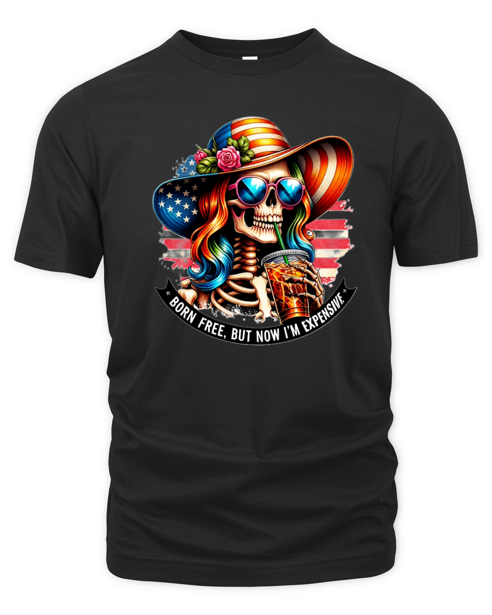 Born Free, but now Im Expensive (4) Organic Unisex T-shirt