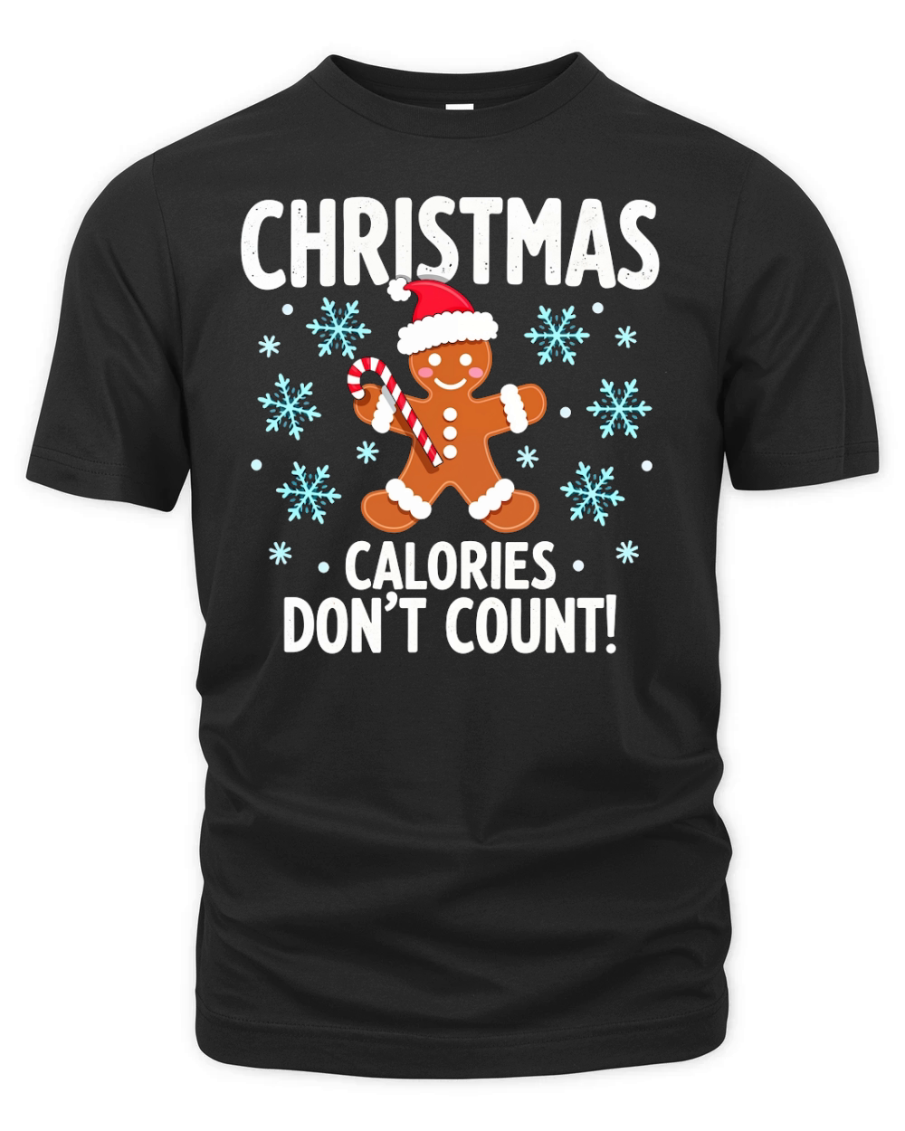 Christmas Calories Dont Count Organic Unisex T-shirt