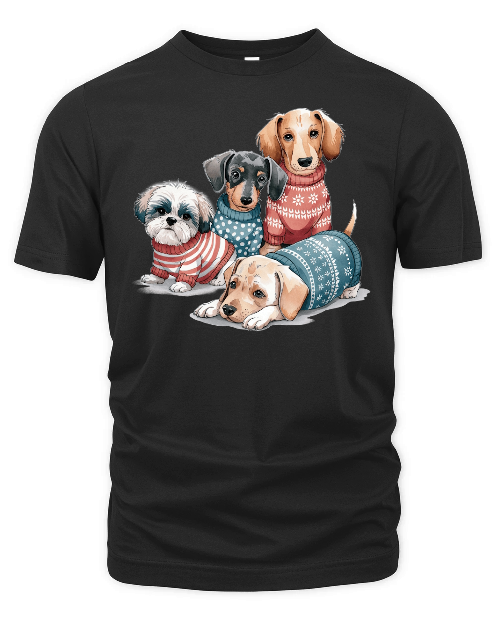 Dog Watercolor Bundle Organic Unisex T-shirt