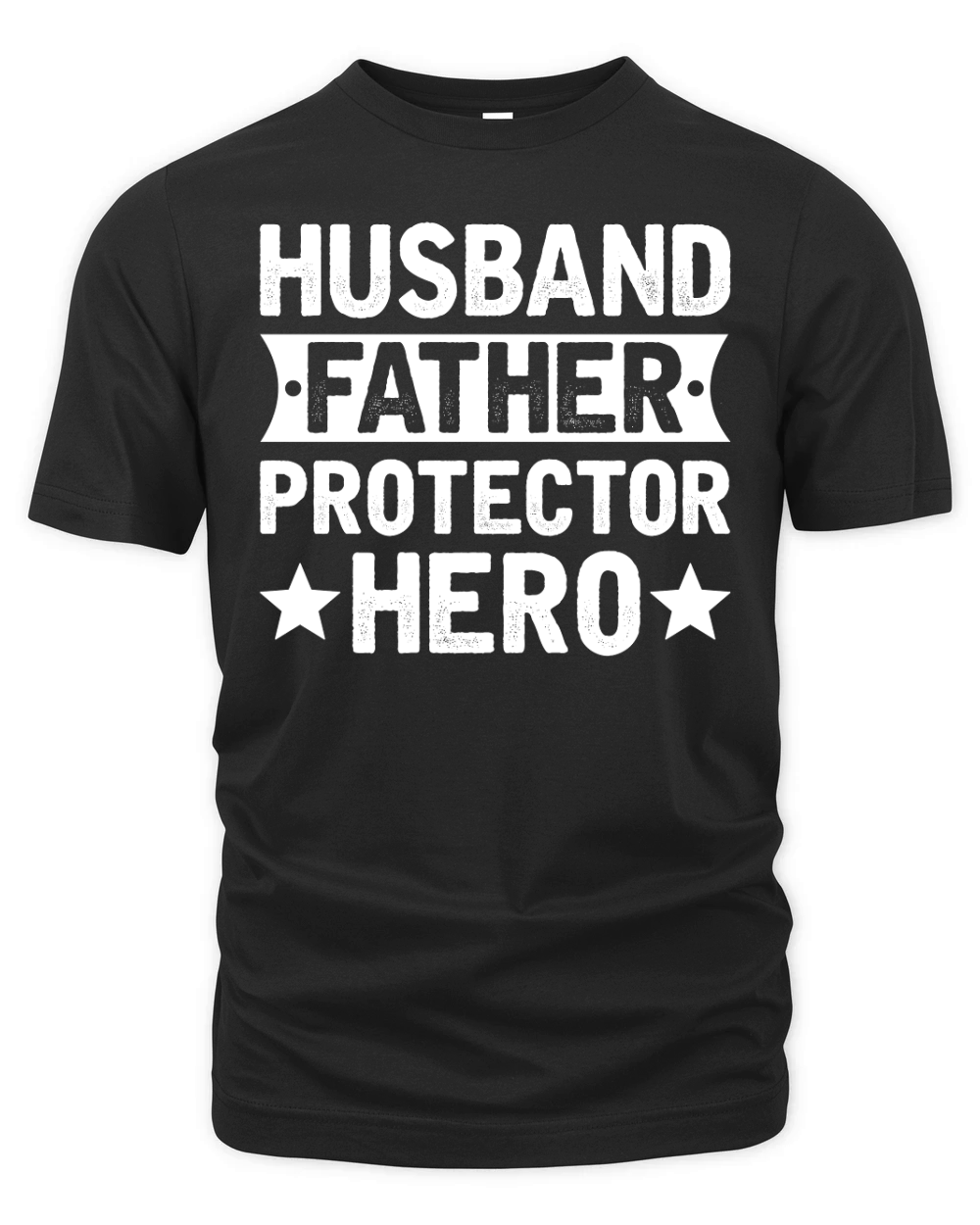Husband Father Protector Hero (1) Organic Unisex T-shirt